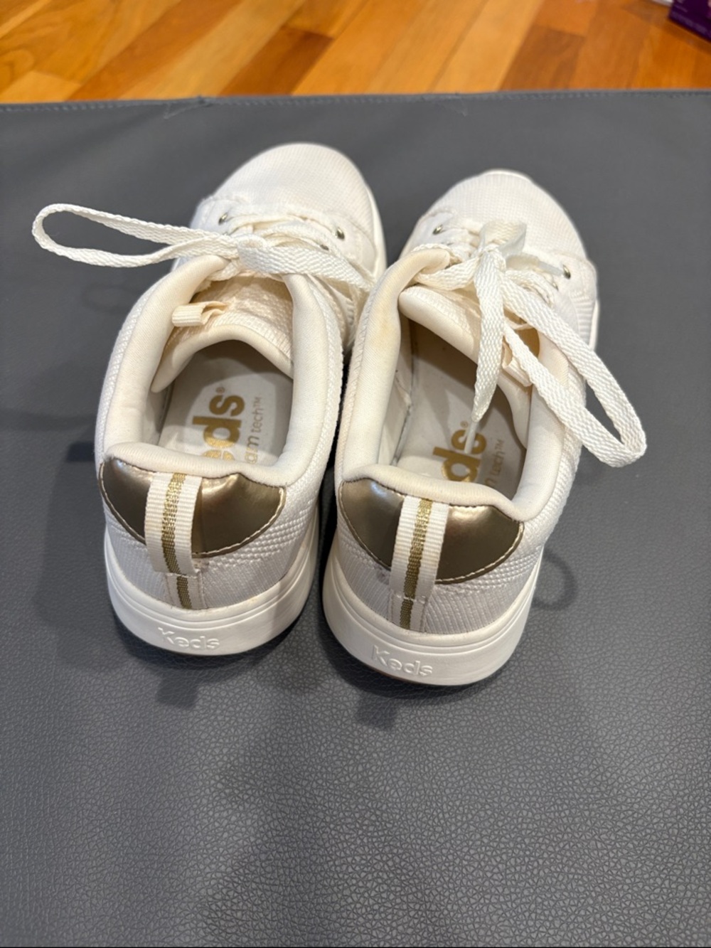 Keds Blisswalk Lace-Up Sneakers with Gold Accent - Picture 5 of 10